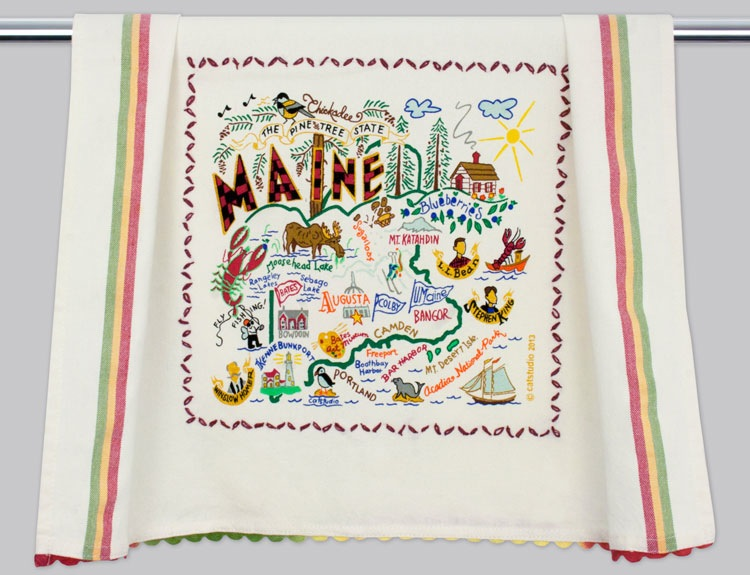 MAINE DISH TOWEL BY CATSTUDIO - A. Dodson's