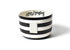 HAPPY EVERYTHING BLACK STRIPE BIG BOWL - A. Dodson's