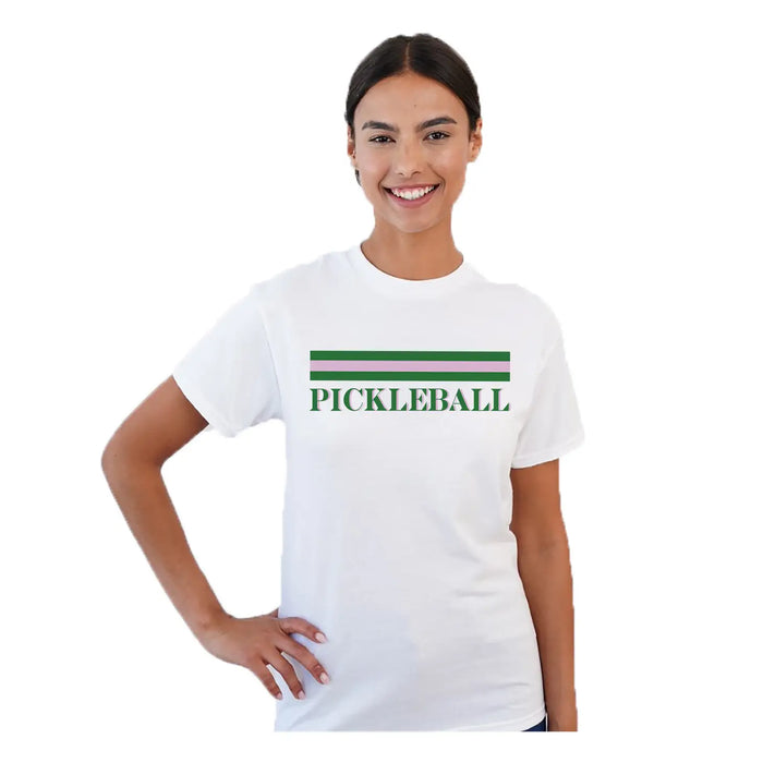 T-Shirt - Pickleball Stripe