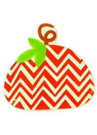 HAPPY EVERYTHING CHEVRON PUMPKIN  BIG ATTACHMENT, Happy Everything - A. Dodson's