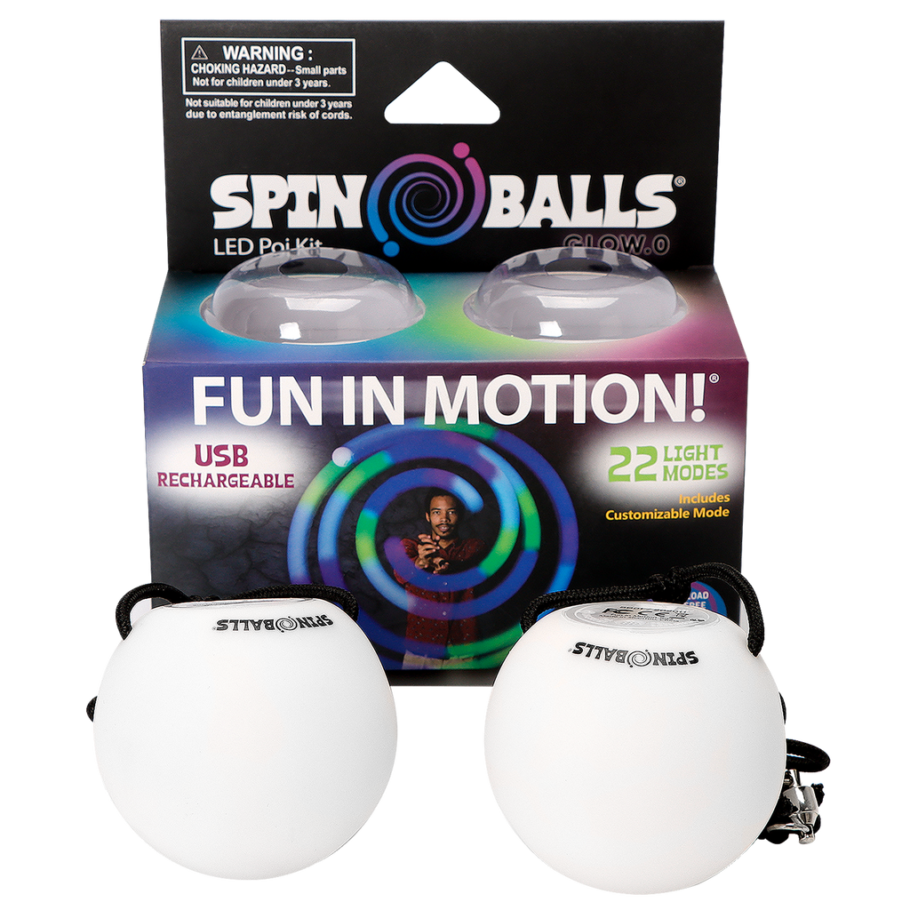 Spinballs Glow.0 LED Poi Balls - A. Dodson's