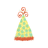HAPPY EVERYTHING POM HAT MINI ATTACHMENT - A. Dodson's