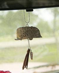 Not All Who Wander Are Lost Car Charm