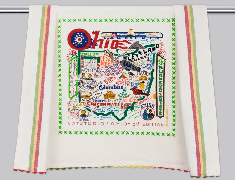 OHIO DISH TOWEL BY CATSTUDIO - A. Dodson's