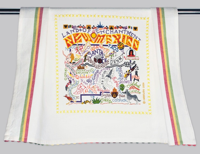 NEW MEXICO DISH TOWEL BY CATSTUDIO