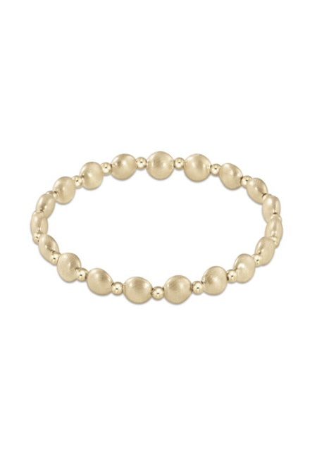 honesty gold grateful pattern 6mm bead bracelet by enewton - A. Dodson's