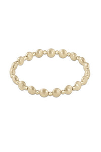 honesty gold grateful pattern 6mm bead bracelet by enewton