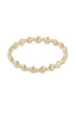 honesty gold grateful pattern 6mm bead bracelet by enewton - A. Dodson's