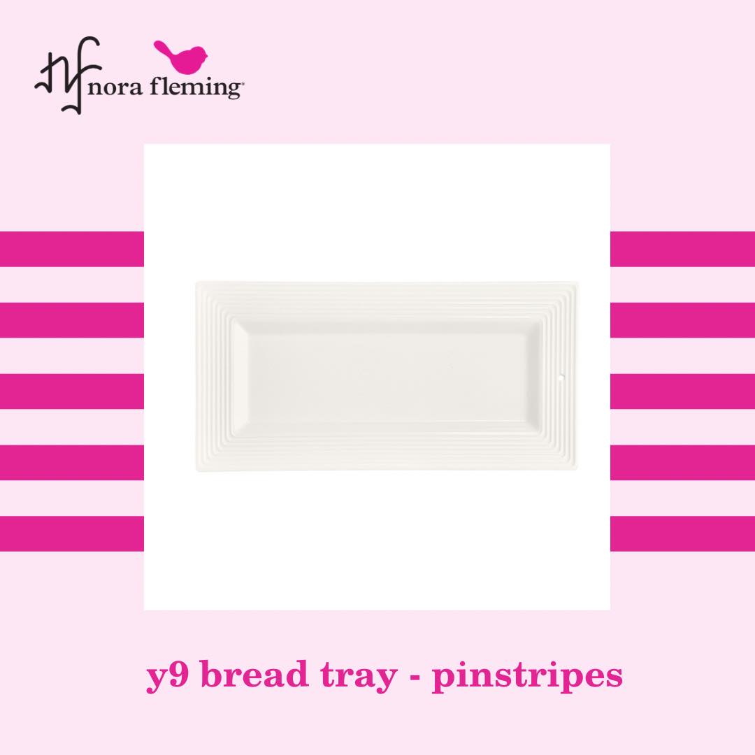 NORA FLEMING PINSTRIPES BREAD TRAY Y9 - A. Dodson's