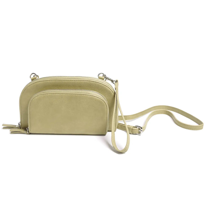 Oval Double Crossbody/Wristlet - 13 Colors