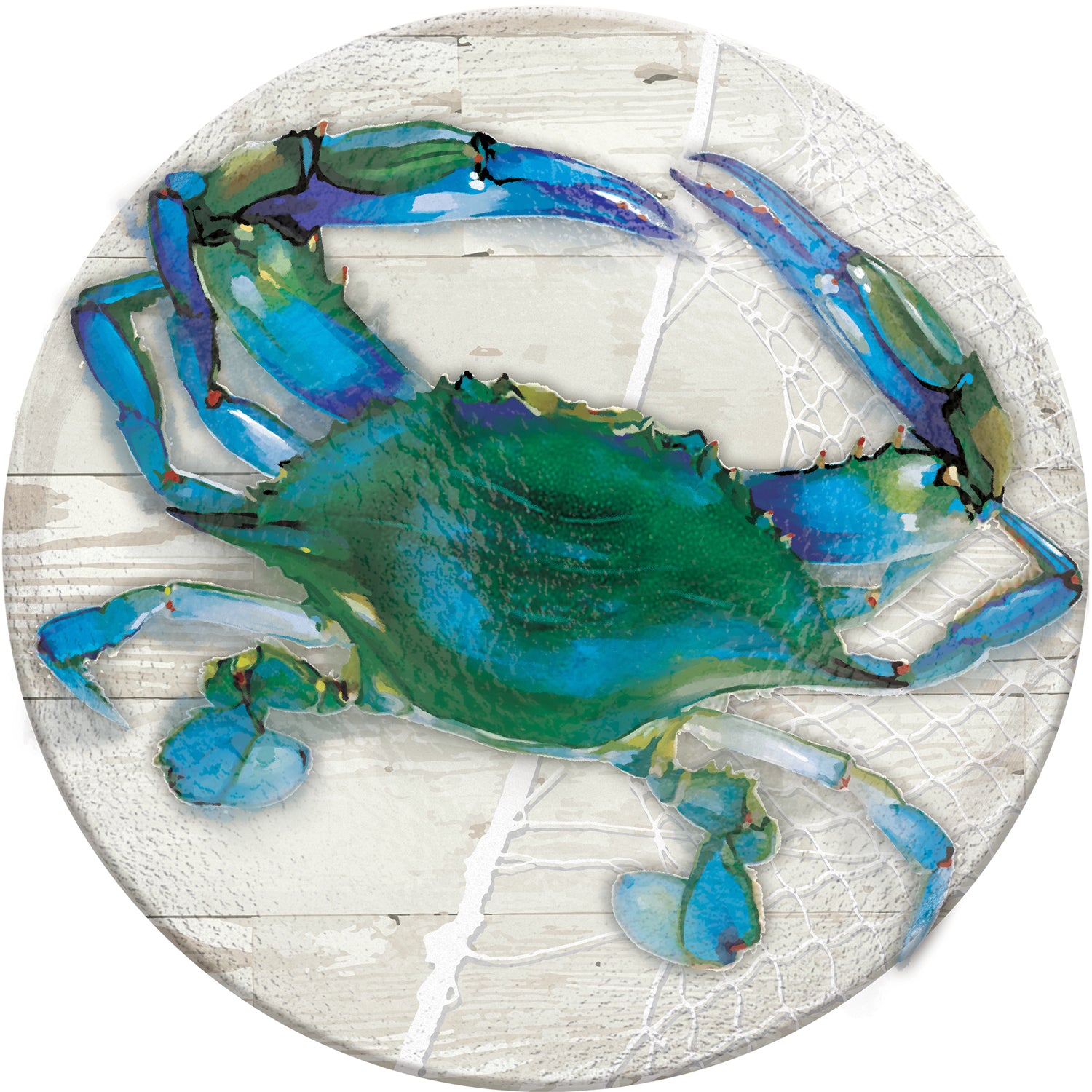BLUE CRAB BIRD BATH - A. Dodson's