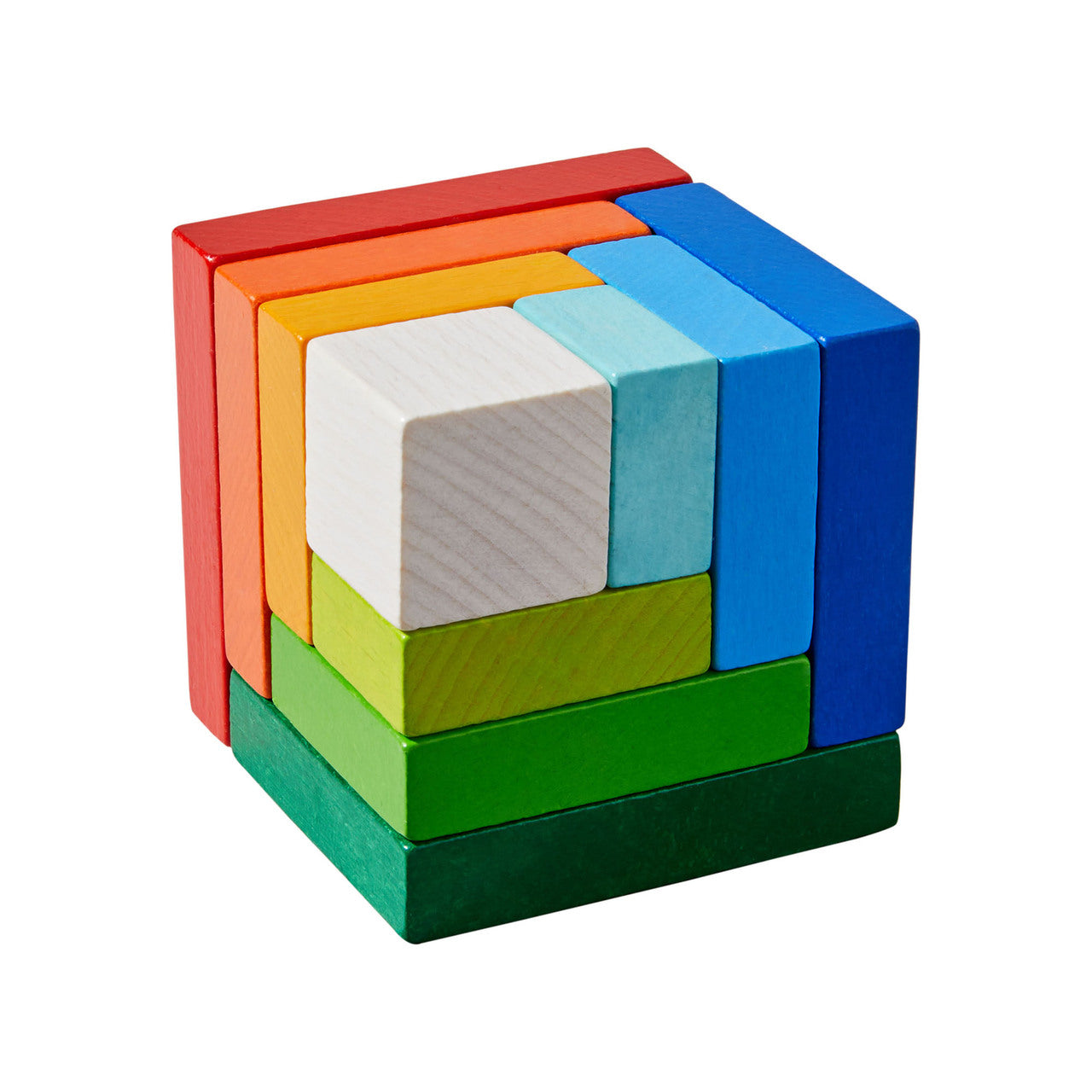 3D Rainbow Cube Arranging Game - A. Dodson's