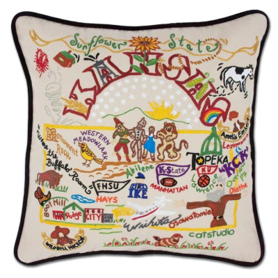 KANSAS PILLOW BY CATSTUDIO