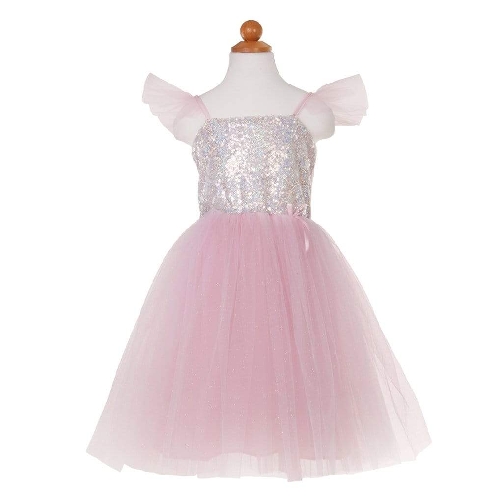 SILVER SEQUINS PRINCESS DRESS