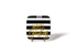 HAPPY EVERYTHING BLACK STRIPE MINI PLATTER - A. Dodson's