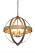 WOOD PENDANT CHANDELIER - A. Dodson's