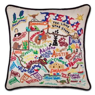 TEXAS PILLOW BY CATSTUDIO - A. Dodson's
