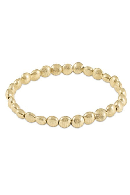 honesty gold 6mm bead bracelet by enewton