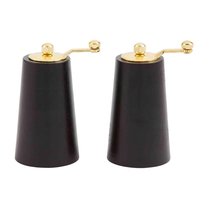 Black Salt & Pepper Grinders BY MUD PIE