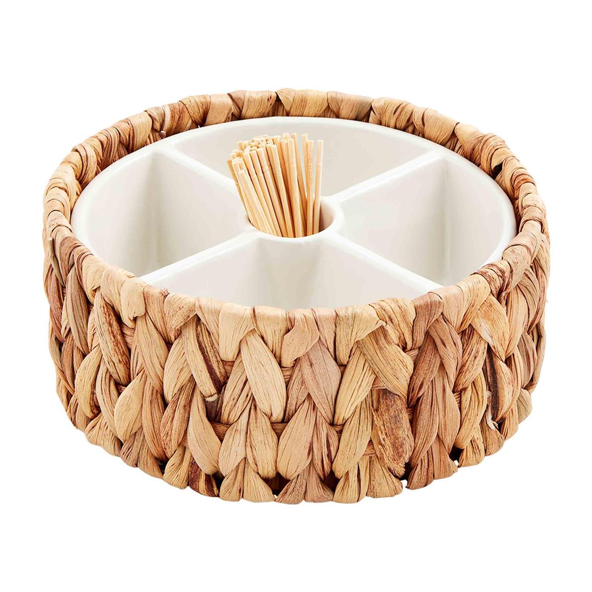 Woven Toothpick Server Set BY MUD PIE - A. Dodson's