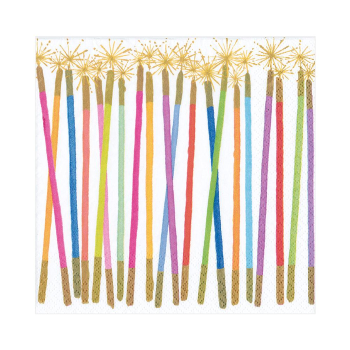 CANDLES LUNCHEON NAPKIN