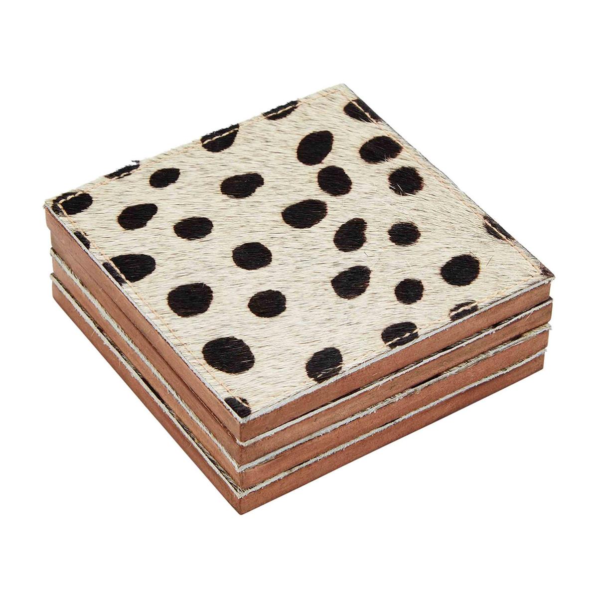 Leopard Coaster Set BY MUD PIE - A. Dodson's