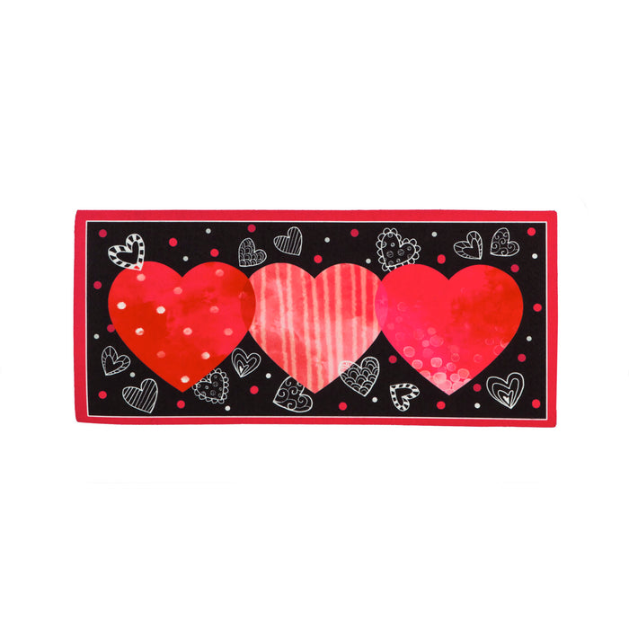 Valentine Heart Trio Sassafras Switch Mat