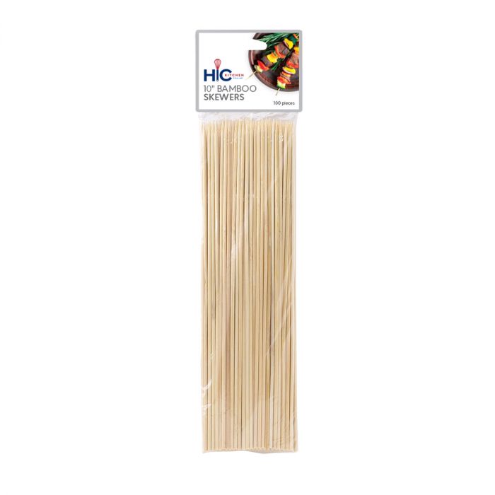 Kitchen Bamboo Skewer, 10in, Pack of 100