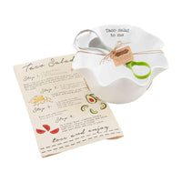 Taco Salad & Towel Set BY MUD PIE