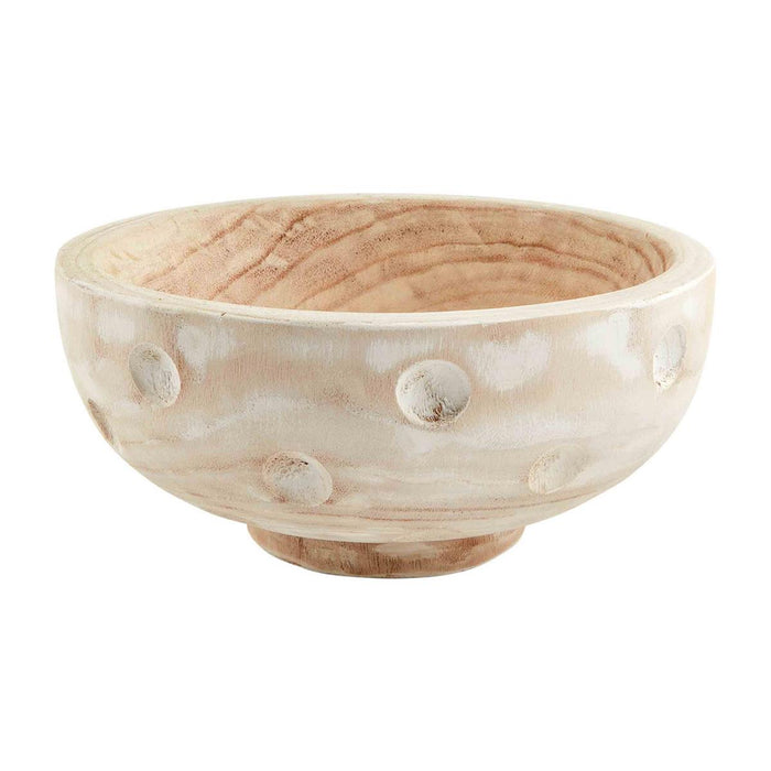 Carved Dot Bowl BY MUD PIE
