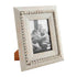 GRAY BEAD WOOD FRAME - 2 Sizes BY MUD PIE - A. Dodson's