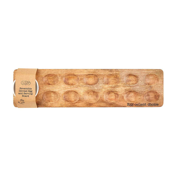 DOUBLE SIDED EGG AND APPETIZER BOARD BY MUD PIE