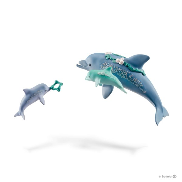DOLPHIN MUM WITH BABIES BY SCHLEICH
