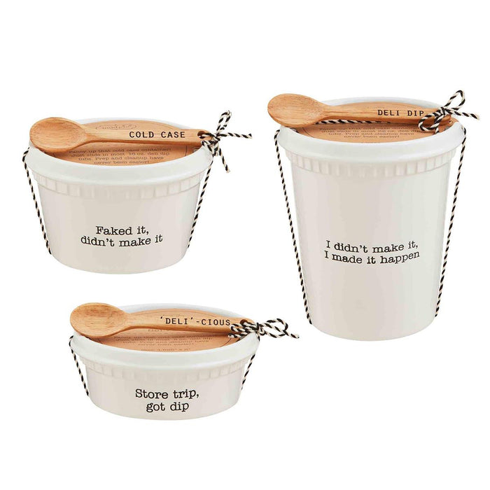 STORE BOUGHT CONTAINER SETS - 3 SIZES BY MUD PIE