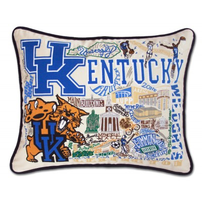 UNIVERSITY OF KENTUCKY PILLOW BY CATSTUDIO