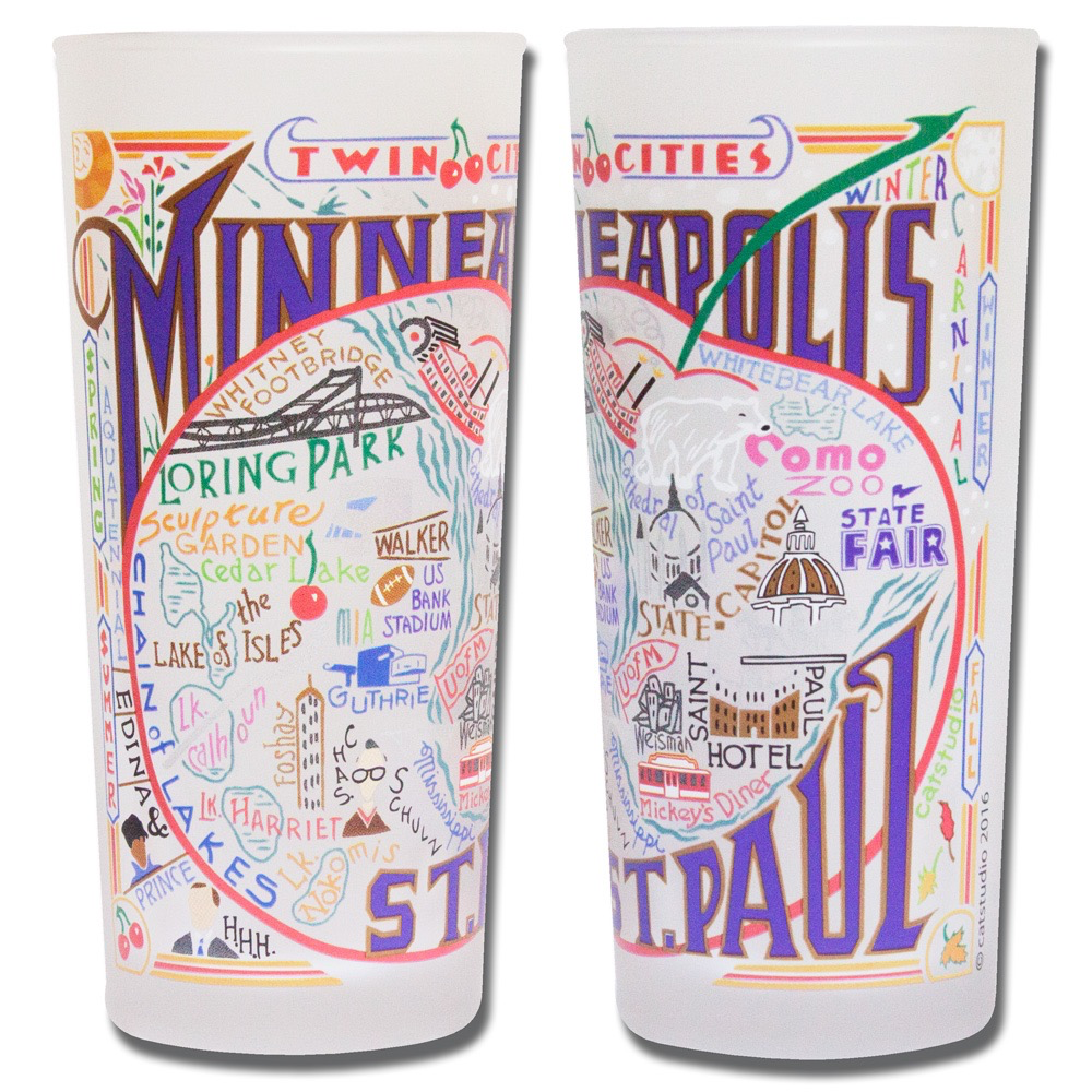 MINNEAPOLIS-ST.PAUL GLASS BY CATSTUDIO - A. Dodson's