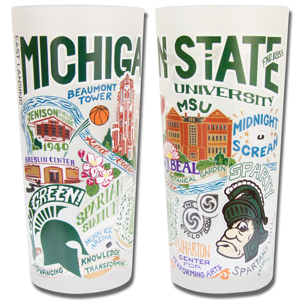 MICHIGAN STATE UNIVERSITY GLASS BY CATSTUDIO - A. Dodson's