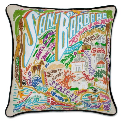 SANTA BARBARA PILLOW BY CATSTUDIO