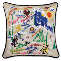 SKI UTAH PILLOW BY CATSTUDIO, Catstudio - A. Dodson's