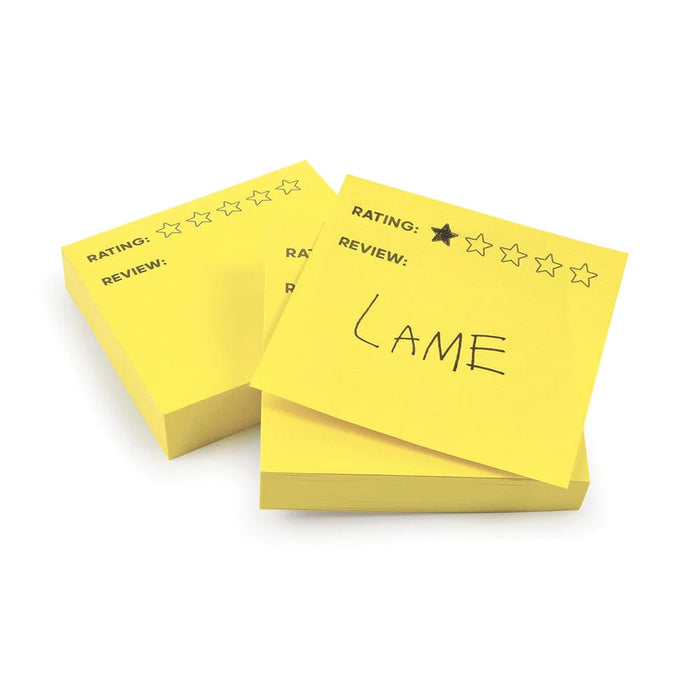OVER-RATED STICKY NOTES