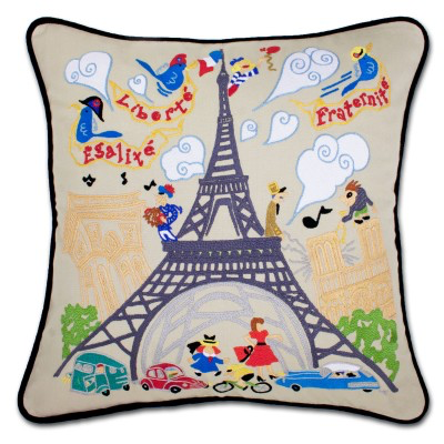 EIFFEL TOWER PILLOW BY CATSTUDIO