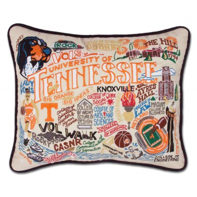 UNIVERSITY OF TENNESSEE PILLOW BY CATSTUDIO