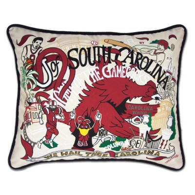UNIVERSITY OF SOUTH CAROLINA PILLOW BY CATSTUDIO