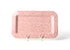 RED SMALL DOT MINI RECTANGLE ENTERTAINING PLATTER - A. Dodson's