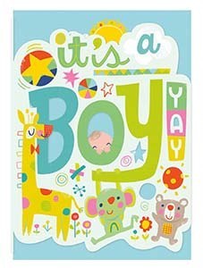 IT'S A BOY CARD