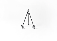HAPPY EVERYTHING MEDIUM FLARE PLATE STAND BLACK Happy Everything - A. Dodson's