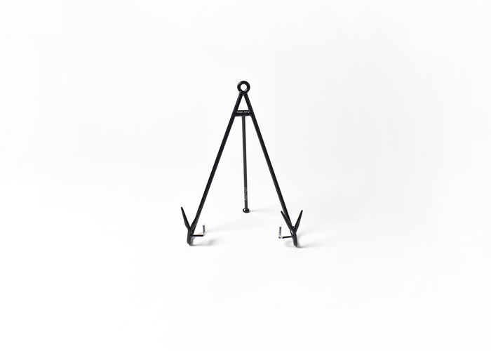 HAPPY EVERYTHING LARGE FLARE PLATE STAND BLK