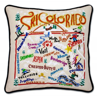 SKI COLORADO PILLOW BY CATSTUDIO, Catstudio - A. Dodson's