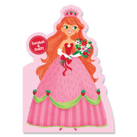 SCRATCH AND SNIFF - PINK PRINCESS CARD