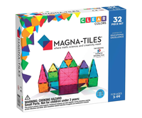 MAGNA-TILES CLEAR COLORS 32 PIECE DELUXE SET